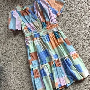 Anthropologie pattern dress, size medium